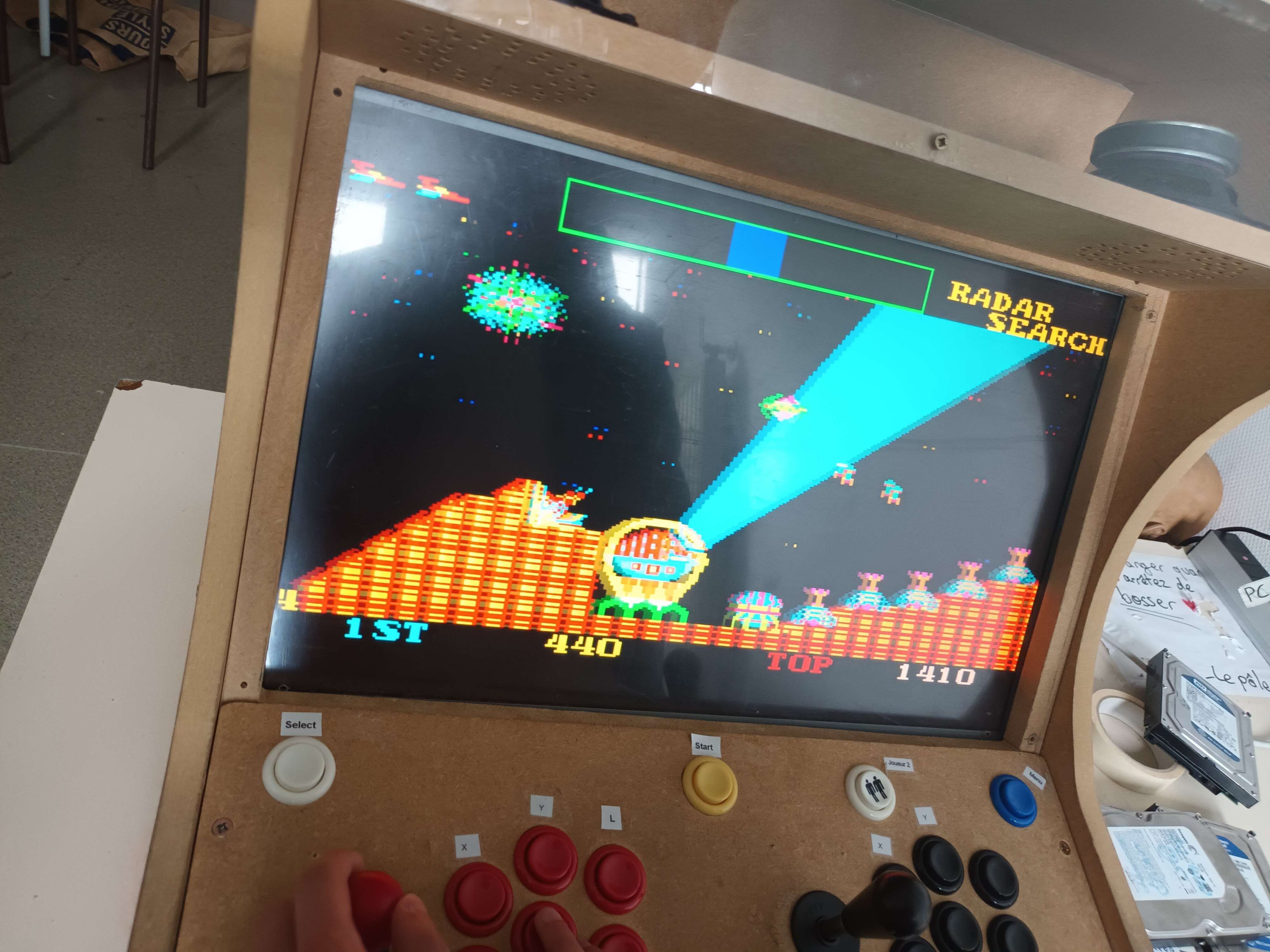 Photos de la borne d'arcade restaurée